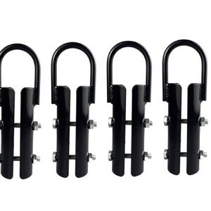 Laxmedi 1.5” Climbing Rope Clamp, Rope End Hooks Workout Rig Attachment Pulley